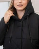 Демисезонная женская куртка большого размера UF-fashion МТ-00157 54 черный - изображение 5