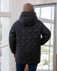 Демисезонная женская куртка большого размера UF-Fashion МТ-00129 54 черный - изображение 5