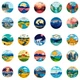 Набор наклеек Пейзажи Travel 50 шт - изображение 4