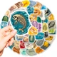 Набор наклеек Окаменелости Fossils 50 шт - изображение 4