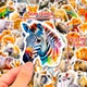 Набор наклеек Дикие животные Wildlife 50 шт - изображение 2