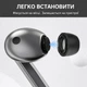 Насадки амбушури для Samsung Galaxy Buds3 pro, Memory Foam Піна з ефектом пам'яті, Розмір M - зображення 2