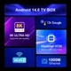 HD медіаплеєр H96 Max H728 4/32 GB ( Чорний з білим ) 13468 - зображення 2