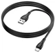 Шнур для зарядки Borofone BX121 USB - Type-C, 3A 1м. Чёрный (1011122-Black) - изображение 1
