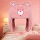Зимняя теплая шапка - ушанка Cheer Bear Мишка радость Care Bears Заботливые Мишки - изображение 1
