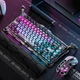 Клавиатура GravaStar Mercury V75 Pro 80keys Magnetic Jade Gaming 8K USB-A RGB Cyberpunk (GS_V75_PRO_RM_EGRY) - изображение 9