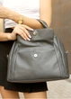 Жіноча спортивна cумка Sambag Vogue BKS графітова 37 х 25 х 16 см (90153009) - зображення 18