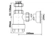 Сифон для умивальника McALPINE 1 1/4″ x 32 мм низький HC2 - зображення 2