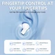Бездротові bluetooth навушники New Senyang TWS білі - зображення 3