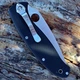 Складний ніж Spyderco Resilience Black G10 Handle Plain Edge Folding Knife (C142GP) - зображення 4