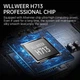 Игровой смарт-проектор для игр и фильмов Android 240 ANSI поддержка Wi-Fi 6 Bluetooth Salange P30 Ultra портативный мини-проектор для дома и офиса домашний кинотеатр HDMI USB поворот на 180° - изображение 11