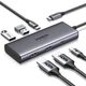 Док-станція USB3.1 Type-C --> HDMIx2 60Hz(8k30Hz)/USB 3.0x2/Type-C/PD 100W CM498 6 in 1 Ugreen - изображение 4