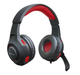 Проводные игровые наушники Defender Warhead G-450, USB подключение, поворотный микрофон, черно-красные (LKMTR_800054) - изображение 2