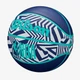 Дитячий м'яч баскетбольний Wilson NBA DRV PLUS DAZZLE CAMO BSKT INDIGO size 5 (WZ3016102XB5 5) - изображение 4