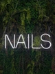 Неоновая LED вывеска NAILS 50*20 см - изображение 2