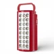 Портативний ліхтар лампа акумуляторний 24 LED ALMINA 2606L 6V 4A для кемпінгу ручний + Power Bank червоний - зображення 3