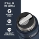 Термос пищевой с широким горлом из нержавеющей стали с ложкой Thermos Stainless King Vacuum 470 мл, SK3000MSTRI4-blue - изображение 3
