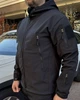 Тактический костюм на флисе Soft Shell демисезонный черный 48 М - изображение 2