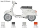 Збірна модель 1:9 легенда на двох колесах Vespa 125 Spring Italeri 4633 - изображение 4