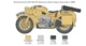 Збірна модель 1:9 німецький військовий мотоцикл з коляскою ZUNDAPP KS 750 Italeri 7406 - изображение 5