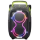 Колонка Bluetooth HOPESTAR PARTY ONE CLUB 650W/AI/TWS/IPX6/AC/36000mAh LED RGB підсвітка + мікрофон х 2 для караоке Сірий - зображення 3