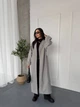 Жіночий довгий кардиган з паском Uaclothes 42-46 Сірий (like36533-169591360) - изображение 2