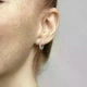 Срібні сережки Pandora Серця 296317CZ - изображение 2