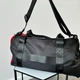 Спортивная женская сумка ЗD Bags Zip на 6 отделений для спортзала компактная Двухцветная 46x22x23 см Черно-красная (4757) - изображение 4