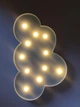 Декоративний LED-світильник-нічник Хмарка 30 см UFT Funny Lamp Cloud на батарейках (uftfunnylampcloud) - зображення 5