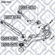 Сайлентблок заднего поперечного рычага Q-FIX Q005-0363, Nissan Qashqai, X-Trail 2006- OEM 55110-JG000 - изображение 6