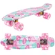 Скейт Penny Board Profi МS 0749-13 колеса з підсвічуванням 56×14 см Pink-Blue - зображення 3