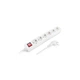 Мережевий фільтр живлення REAL-EL RS-6 Protect M 1.8m, white (EL122300031) - зображення 7
