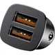 Автомобильное зарядное устройство Baseus Square metal QC3.0 double USB 5A 30W Black (CCALL-DS01) [59111] - изображение 3