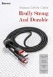 Кабель Baseus Cafule Micro USB 1m (CAMKLF-BG1) Gray/Black [70572] - изображение 7