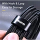 Кабель Baseus Cafule Metal Type-C to Type-C 100W 2m Gray/Black (CATKLF-ALG1) [75256] - изображение 7