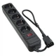 Мережевий фільтр живлення Patron 0.5 m3*1mm2 (SP-1052U) 5 розеток BLACK (EXT-PN-SP-1052U) - изображение 1