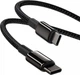 Кабель Baseus Tungsten Gold Series Fast Charging Type-C 100W 2m Black (CATWJ-A01) [77819] - изображение 3