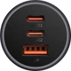 Автомобильное зарядное устройство Baseus Golden Contactor Pro Triple Fast Charger Car Charger 65W U+C+C Dark Gray (CGJP010013) [77944] - изображение 5