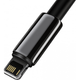 Кабель Baseus Tungsten Gold USB to Lightning 2m Black (CALWJ-A01) [92830] - изображение 4