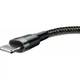 Кабель Baseus Cafule Lightning to USB-A 0.5m Grey/Black (CALKLF-AG1) [102007] - зображення 4