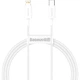 Кабель Baseus Superior Series Fast Charging Type-C to Lightning 20W 2m White (CATLYS-C02) [79371] - изображение 1