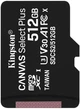Карта памяти KINGSTON microSDXC Canvas Select Plus 512Gb Class 10 UHS-I U3 А1 V30 (SDCS2/512GB) без SD адаптера [70329] - изображение 2
