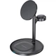 Беспроводное зарядное устройство Choetech T585-F 3 в 1 Magnetic Wireless Charging Black [123385] - изображение 1