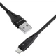 Кабель Proove Soft Silicone USB-A to Lightning 1m Black (CCSO20001101) [133328] - изображение 3