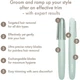 Тример для тіла GESKE Precision Trimmer 4in1 Green (HB0451) [132062] - зображення 8