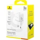 Мережевий зарядний пристрій Baseus Palm 30W USB-C/USB-A Moon White (P1011160A213-00) [132860] - зображення 6
