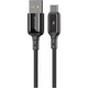 Кабель Proove Flex Metal USB-A to USB-C 2.4A 1m Black (CCFM20001201) [130338] - изображение 1