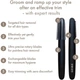Триммер для тела GESKE Precision Trimmer 4in1 Black (HB0449) [132060] - изображение 8