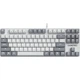 Клавиатура GamePro Genesis Metallic Outemu Red Swithes USB White (MK110W) [152667] - изображение 1