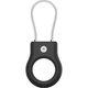 Чехол для поисковой метки Apple AirTag Keychain with Wire Cable Black [135409] - изображение 1